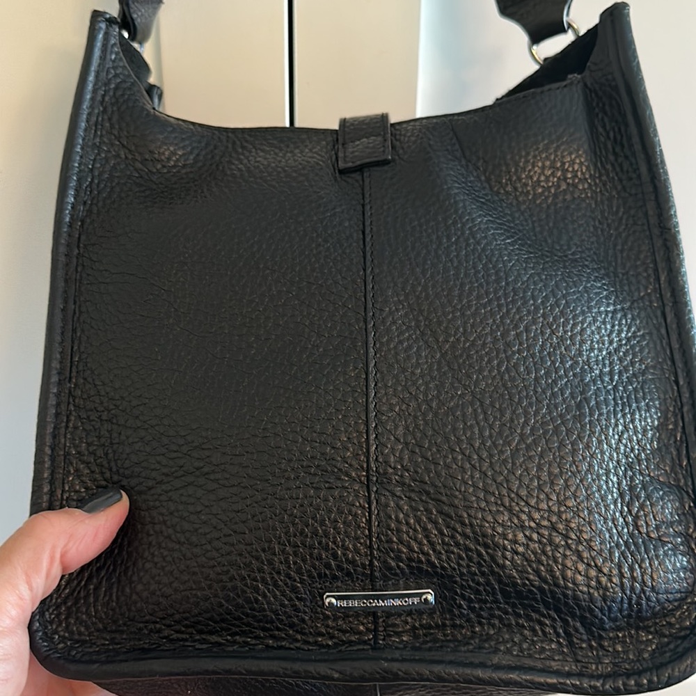 Rebecca Minkoff Textured Black Crossbody Bag - Picture 4 of 7